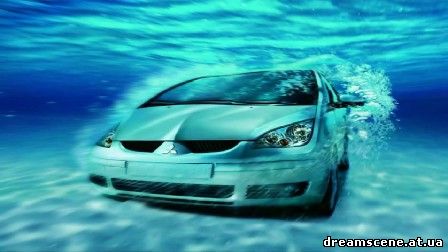 Автомобиль под водой
